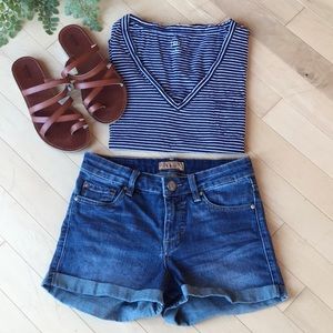 STS Blue High Waisted Denim Shorts
